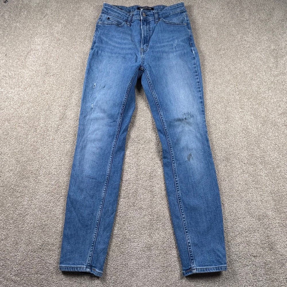 Calvin Klein Jeans CKJ 010 High Rise Skinny Blue Denim 29x30 Medium Wash